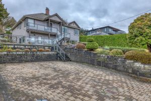 Port Moody House for Sale 1227 Ioco Road - Side Exterior and Retaining Walls