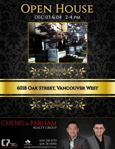 Open House Oak Dec 3 - 4