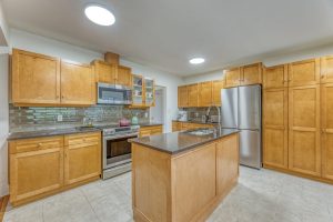 Port Moody House for Sale 1227 Ioco Road - Kitchen with Wood Cabinetry