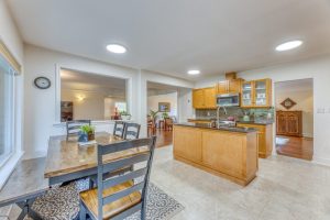 Port Moody House for Sale 1227 Ioco Road - Lower Level Kitchen and Living Area