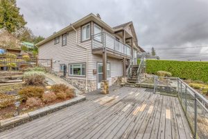 Port Moody House for Sale 1227 Ioco Road - Front Exterior with Retaining Wall