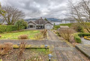 Port Moody House for Sale 1227 Ioco Road - Rear Yard Aerial View Development Land