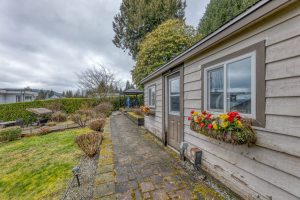 Port Moody House for Sale 1227 Ioco Road - House Siding and Flower Garden