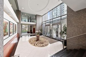 24-hour concierge lobby – Residences on Georgia Vancouver West End luxury condo building amenities